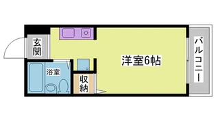 コスモメイト鈴蘭西【2階】の間取り