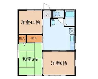 栃木県佐野市鐙塚町【一戸建】の間取り