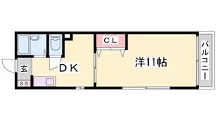 ハイム夢野【3階】の間取り