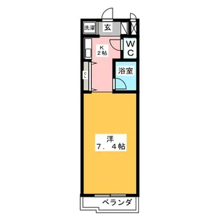 ソレーユI【1階】の間取り