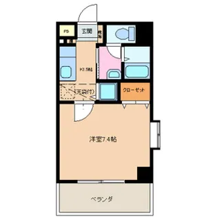 WEST VILLAGE 西公園【2階】の間取り