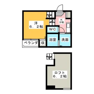 ハーモニーアスカ【1階】の間取り