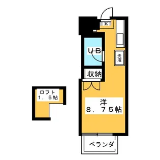 パルコート34 A棟【2階】の間取り
