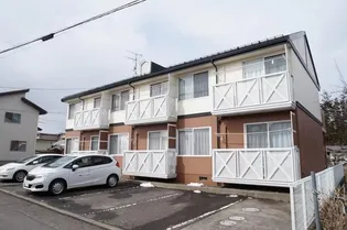 福島県福島市飯坂町字五郎兵ヱ舘【アパート】の外観