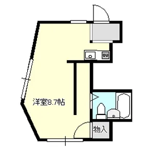 第一コーポやすらぎ【1階】の間取り