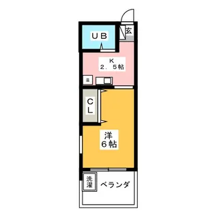 ライフピア本山【8階】の間取り