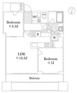 東京都渋谷区宇田川町【マンション】の間取り
