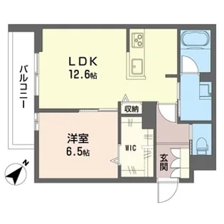 SHM アヴニール【2階】の間取り