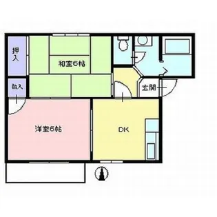 メゾンジョワイユ【2階】の間取り