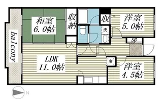 ガーデンフォレスト柏の葉キャンパス【1階】の間取り