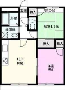 アプローズ越谷【3階】の間取り