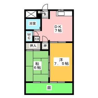 パルテール見取 A【1階】の間取り