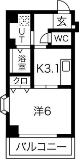 愛知県名古屋市千種区清住町1【マンション】の間取り