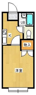 アティック郡山【2階】の間取り