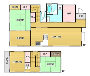 広島県広島市西区己斐上3【一戸建】の間取り