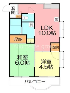 ディーオーアイ港南【3階】の間取り