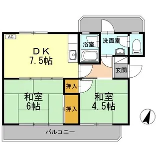 メゾン矢野【2階】の間取り