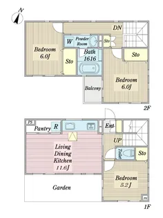 グリシーヌの間取り