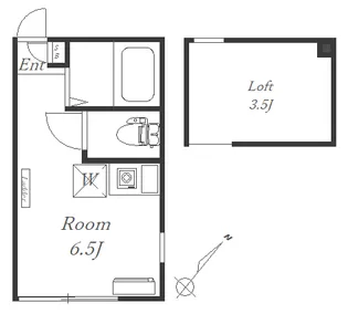 レオポルダ桜木町【1階】の間取り