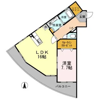 パラボリカ【1階】の間取り