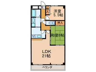 ハイツエクシード【4階】の間取り