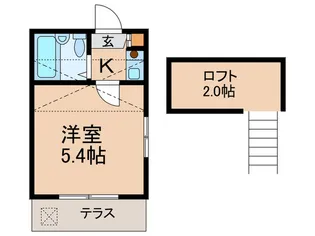 ア-トパレス千川NO.2【1階】の間取り