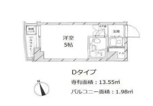 シティープラザ南麻布【4階】の間取り