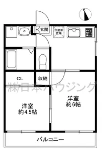 ビレッジ小野【2階】の間取り