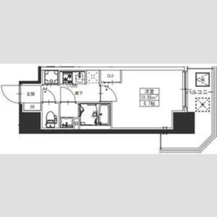 S-RESIDENCE堺湊駅前azure【4階】の間取り