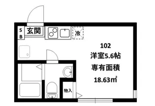 ベラルーナ保土ヶ谷【1階】の間取り
