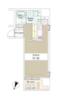 アーバンキューブ九段南【6階】の間取り