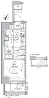 ベルグレード川崎AZ【11階】の間取り