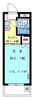 ハイタウン大倉山No.3【2階】の間取り