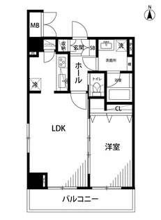 東京都墨田区本所3【マンション】の間取り