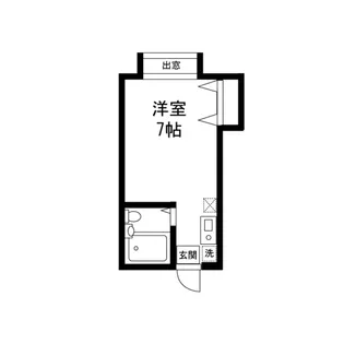 シルクハイツ【1階】の間取り