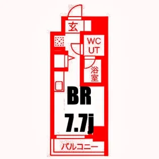クラリッサ川崎グランデ【11階】の間取り