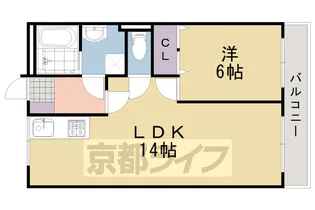 GRAND大山崎【3階】の間取り