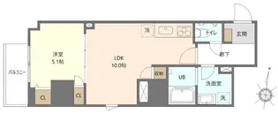 東京都墨田区亀沢3【マンション】の間取り