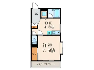 福岡県北九州市小倉南区若園4【マンション】の間取り