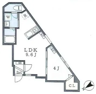 グランシャレー梅田【1階】の間取り