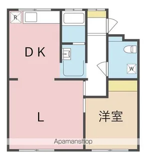 HACONiSapartmentA棟【2階】の間取り