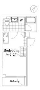 アパートメントTS02【2階】の間取り