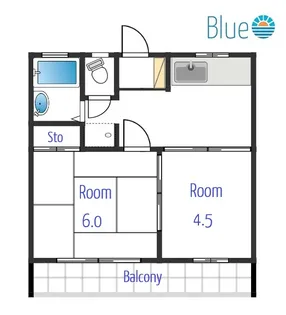 神奈川県藤沢市本鵠沼3【マンション】の間取り