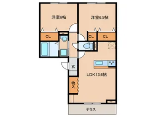 Platinum One【2階】の間取り