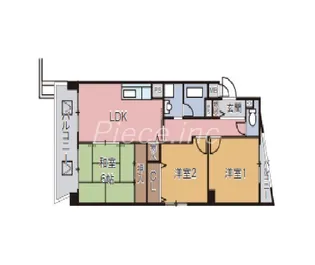 エスポワール【5階】の間取り