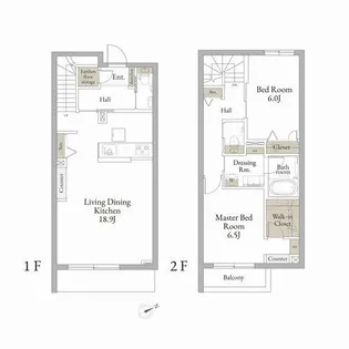フェルメ【2階】の間取り