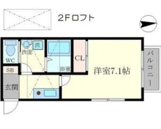 大阪府池田市豊島北2【アパート】の間取り