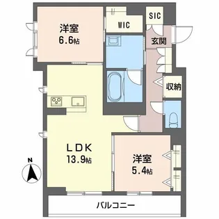 パークレジデンス香久池【3階】の間取り