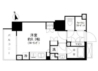 パークリュクス虎ノ門【13階】の間取り