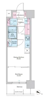 BPRレジデンス天満橋【2階】の間取り